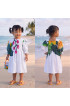 Hand Painted Rayon Kids Dress Hand Painted Rayon Kids Dress